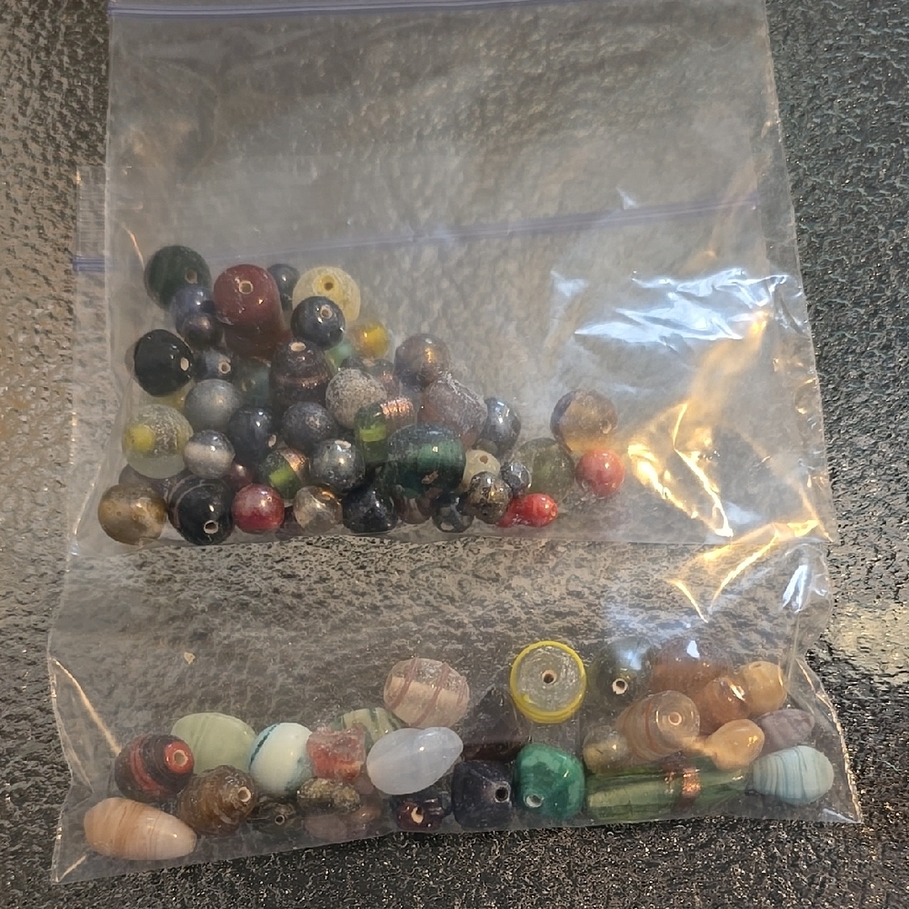 Assorted Beautiful Beads Collection - Euc - image 2